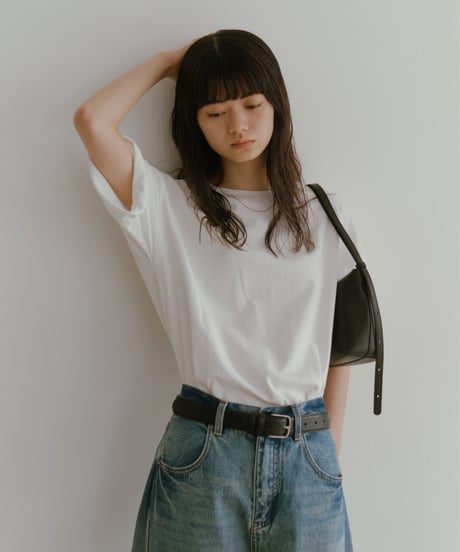 linen-like easy tee/4color