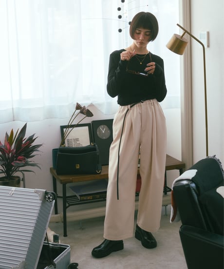 classic tapered pants/3color