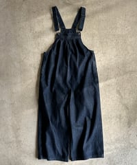 wide denim overall