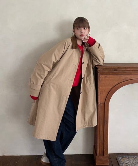CD collar soutien collar coat/3color