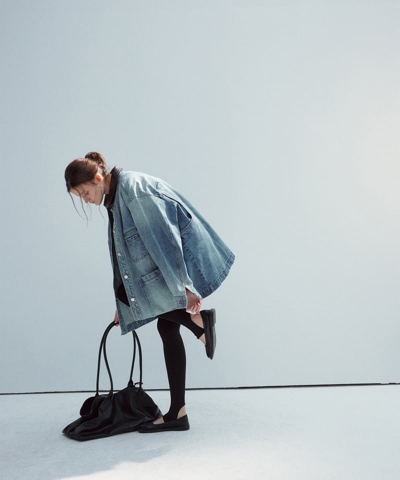 vintage collar denim jacket/2color | F A S H I R U