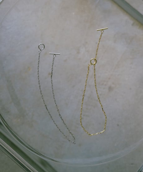 silver925 mantel necklace / 2color