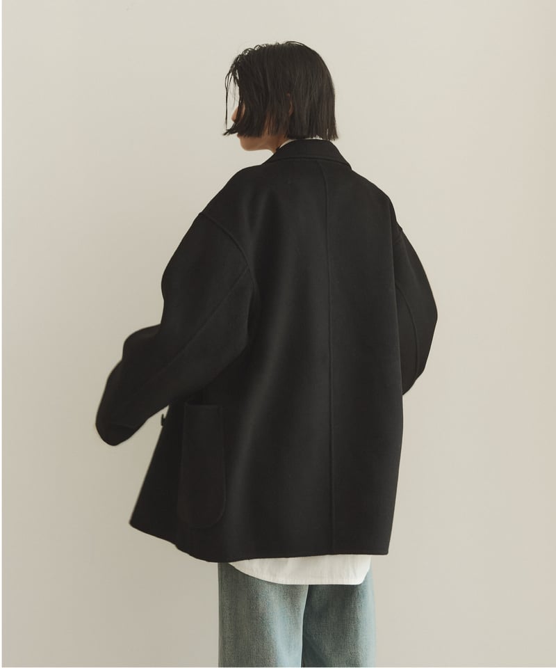 wool double face middle coat/3color | F A S H I wool double face middle coat/3color | F A S H I