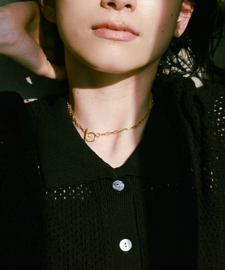 silver925 mantel necklace / 2color