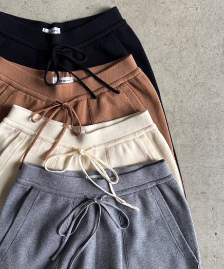 knit track pants　4color/2size