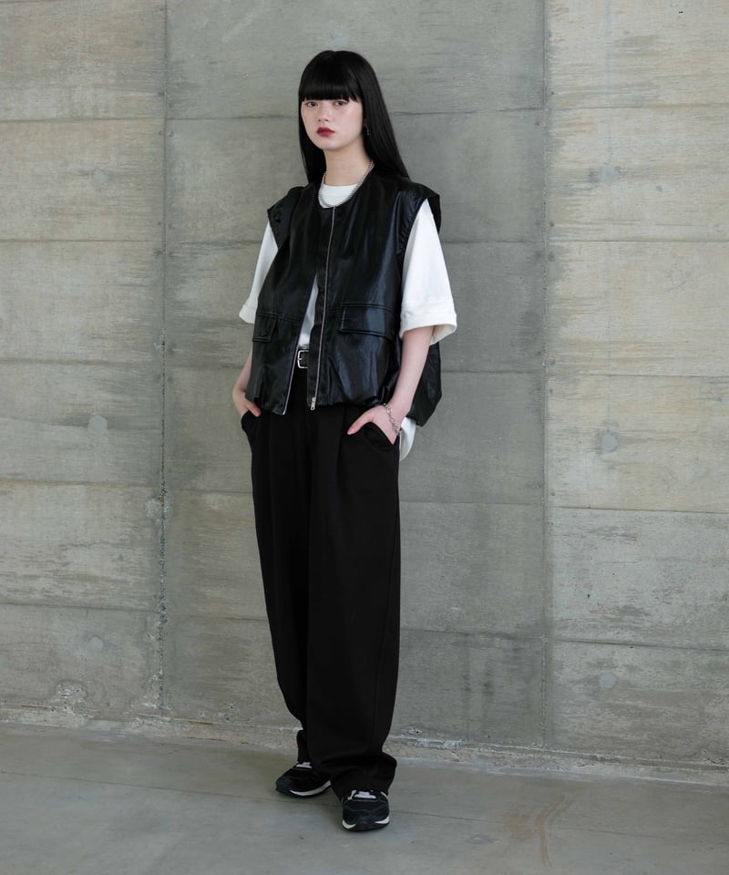 最終お値下げfashiru ファシルline curve sweat pants line curve sweat pants/2color | F A S H I R U