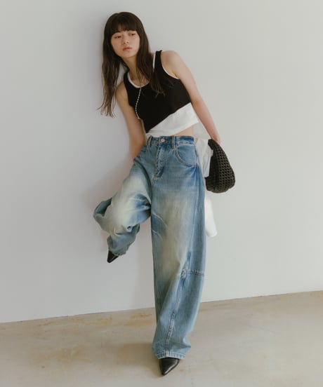 vintage barrel jeans / 2size