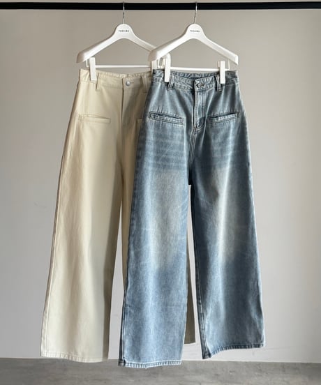 【NEW COLOR】loose denim pants/2size