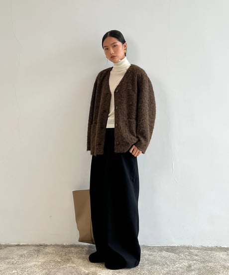 【FINE】layered waist wool pants/3color/2size
