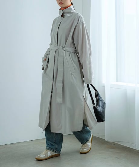 airy light coat/2color
