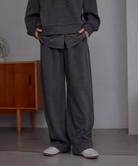 piped cocoon sweat pants/2color/3size（セットアップ対応）