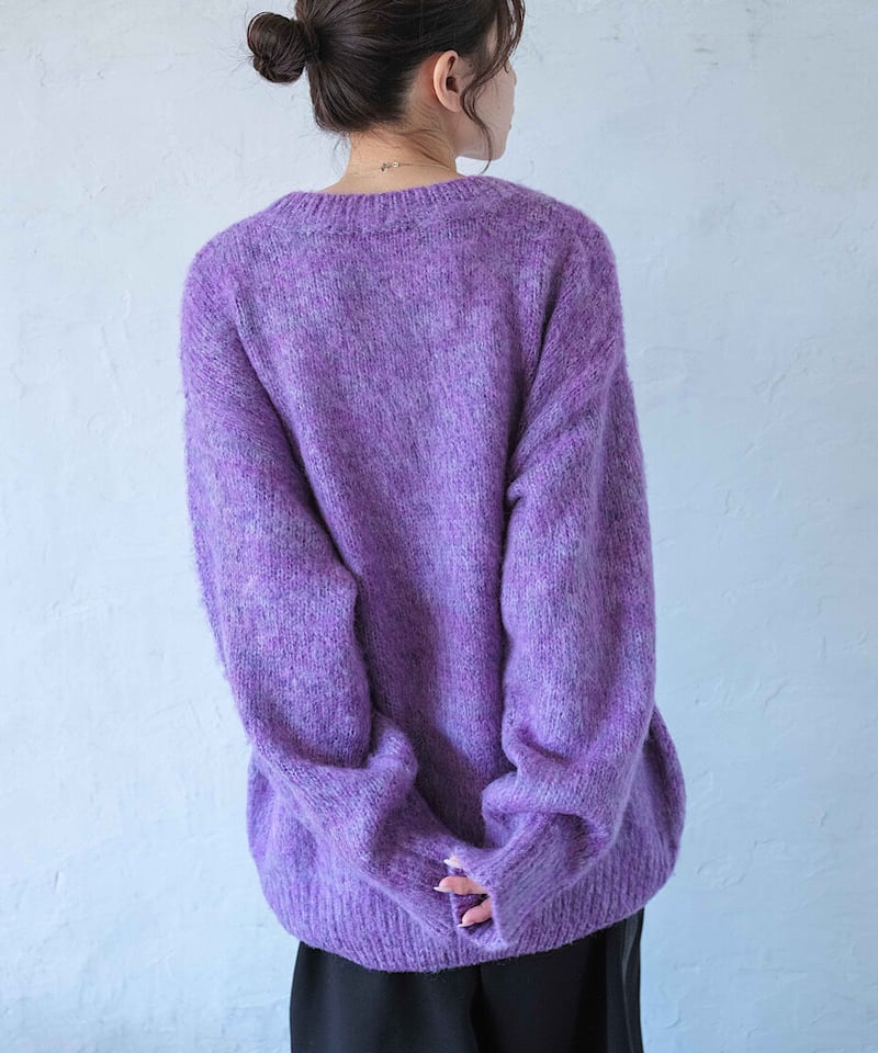 先行予約】mohair blend mixed color knit/4colors 11...