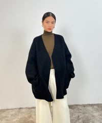 【FINE】soft cocoon knit outer