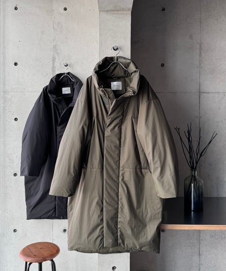 ＜予約販売＞long puffer overcoat/3color