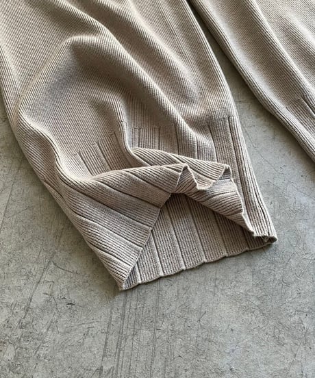 wool blend knit pants/2colors