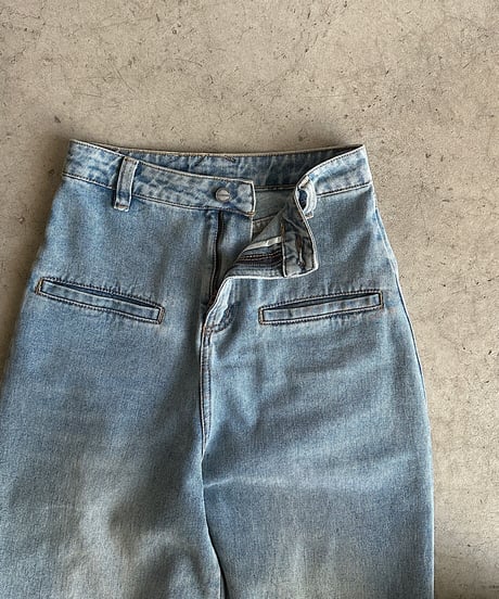 loose denim pants/2size