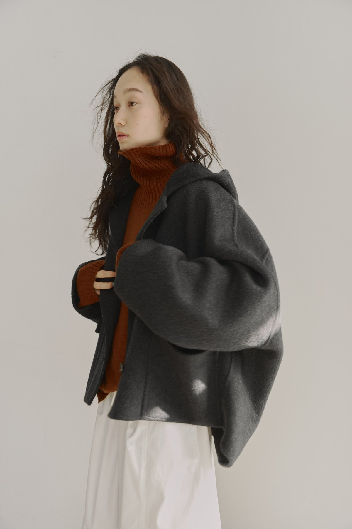 hoodie wool short coat/3color 〈送料無料〉 | F A S H 