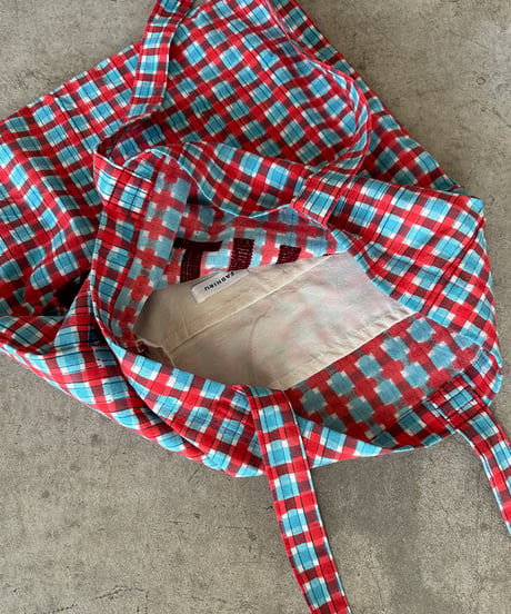 bold check tote