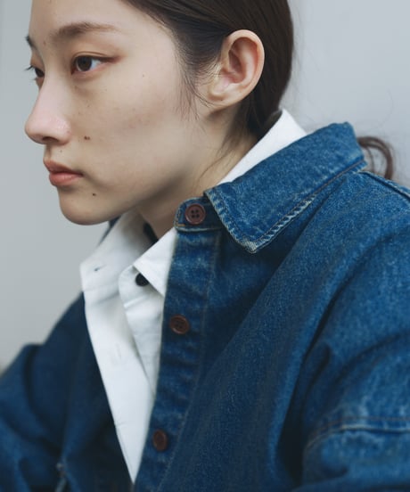 【FINE】ex denim shirt JK/2color