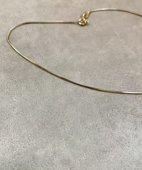 silver925 snake choker/2color