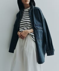 【FINE】ex denim shirt JK/2color