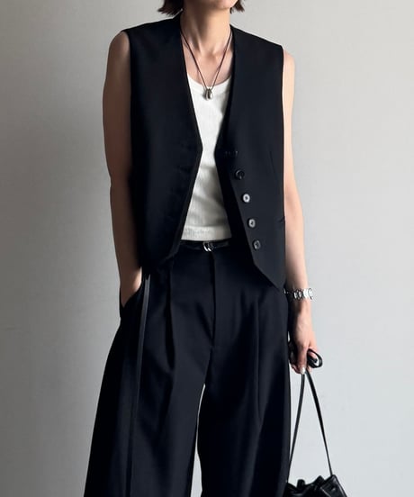 wool blend vest & slacks setup