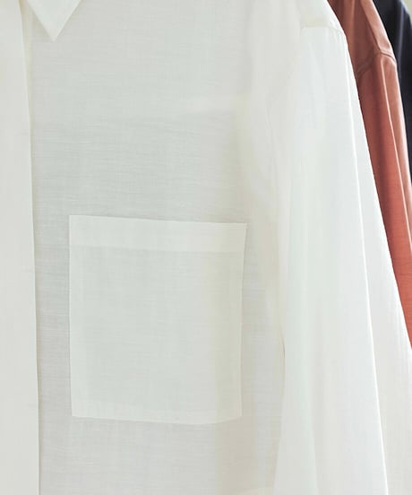 cropped over shirt / 3color
