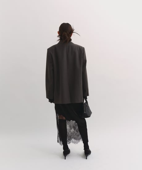 【FINE】lace satin skirt/3size
