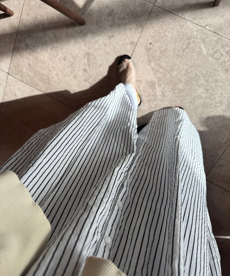 stripe gather OP/2color
