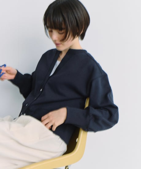 v neck casual cardigan / 2color