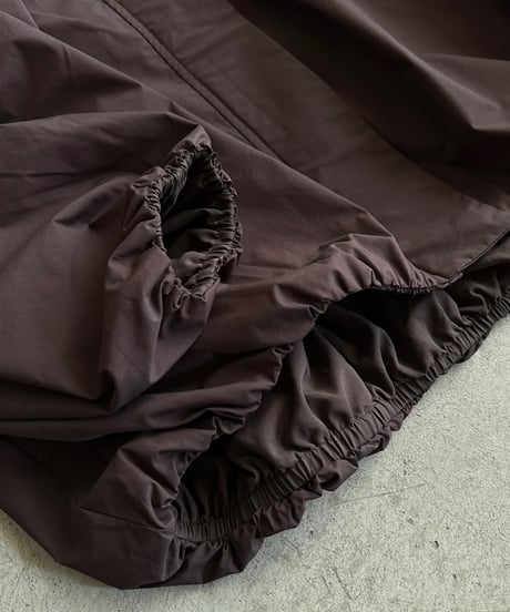 【FINE】gather no-collar blouson/2color