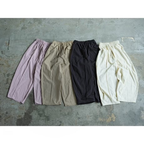 【simple colors】loose tapered shaka pants/4colors