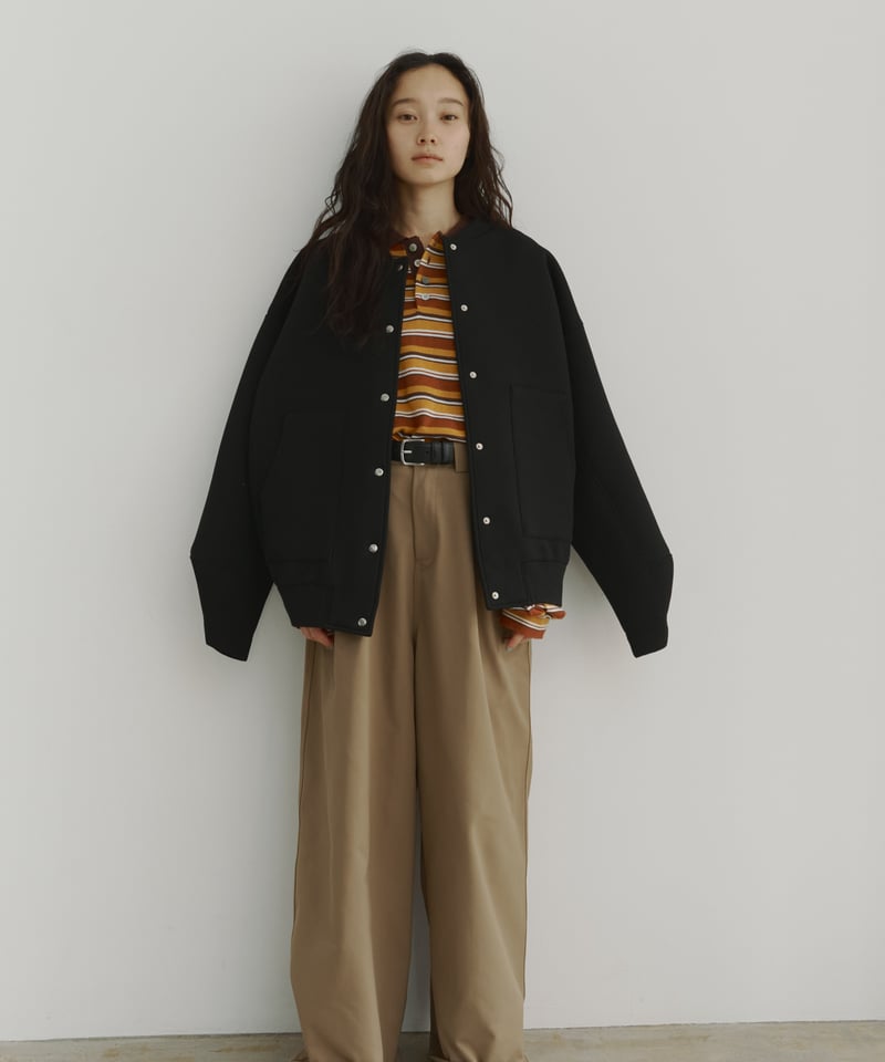 border knit polo | F A S H I R U