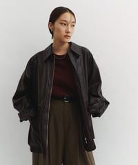 【FINE】synthetic leather jacket/3color ＜送料無料＞