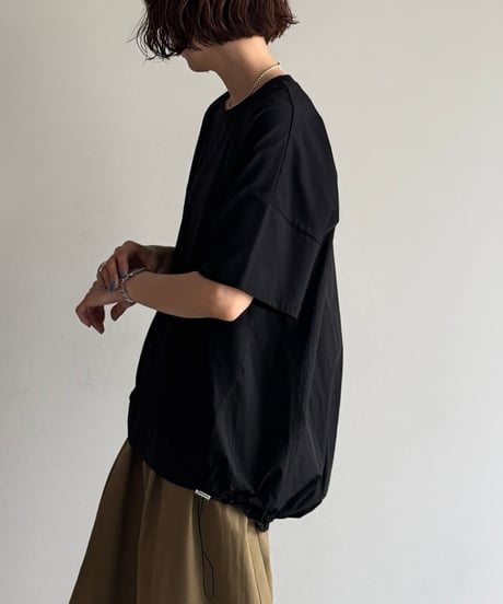 back switching drawst pullover/3color