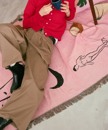 wide chino slacks/3size/3color