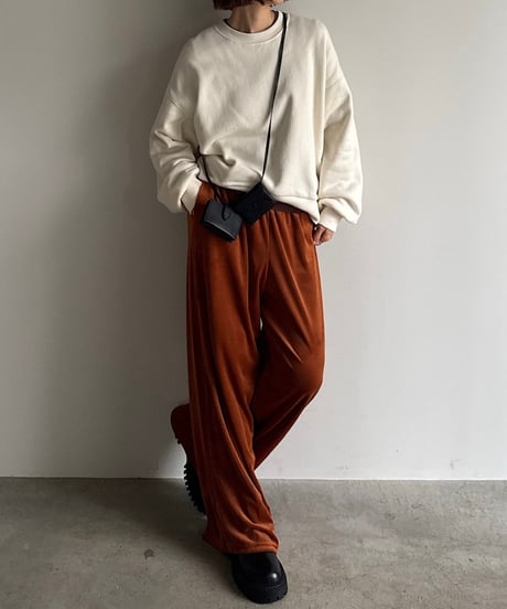 吊り裏毛 sweat pullover（set up対応）/4color