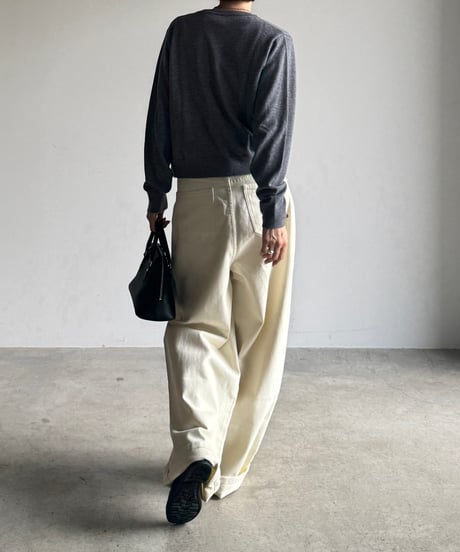 【NEW COLOR】loose denim pants/2size