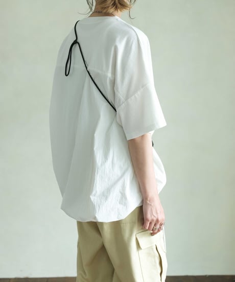 back switching drawst pullover/3color