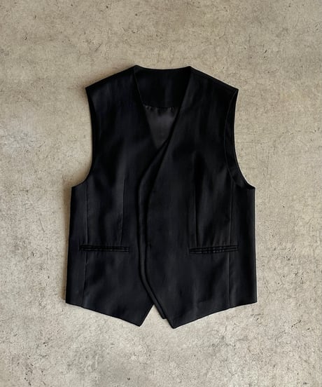 【FINE】tencel front layered vest