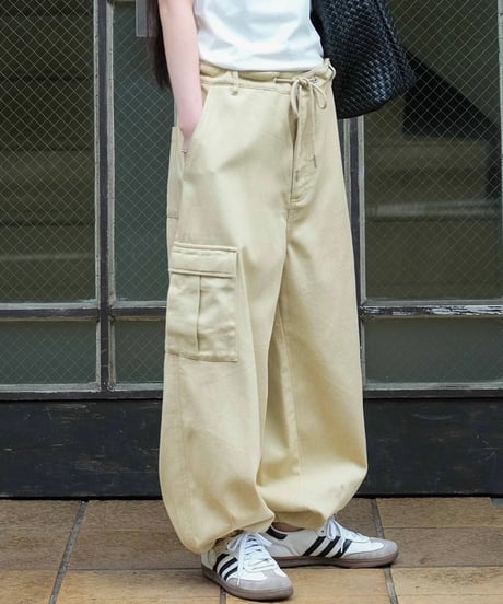 cargo pants with suspenders/2color