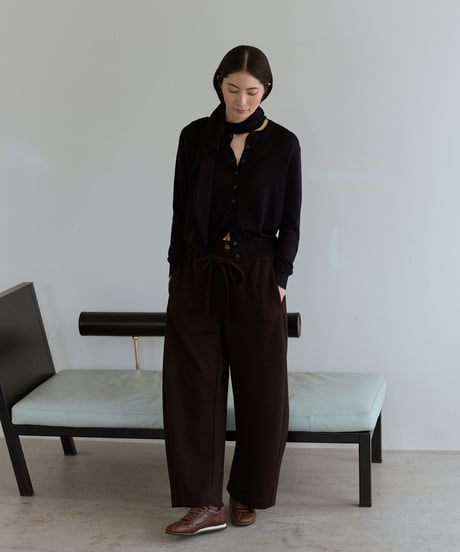 【FINE】layered knit cardigan/2color