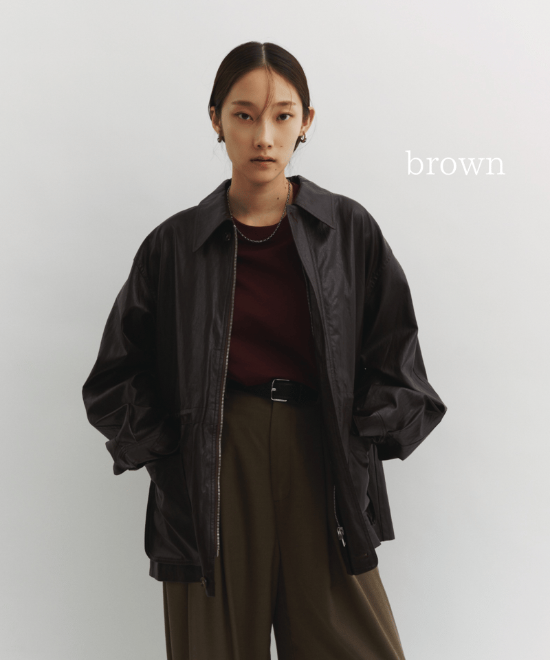 Vintage ECOレザーシャツジャケット SeaRoomlynn Vintage ECOレザーシャツジャケット Vintage ECO