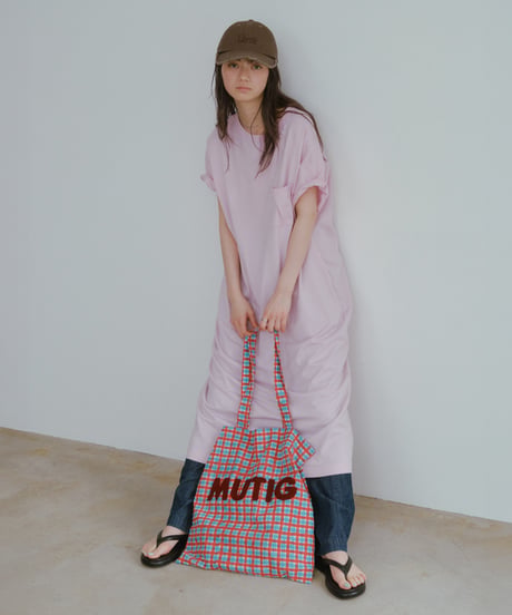 bold check tote