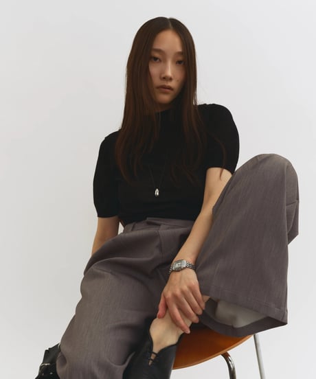 【FINE】compact sheer knit/2color