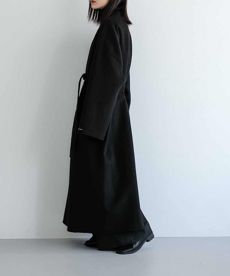 stand collar wool coat | F A S H I R U