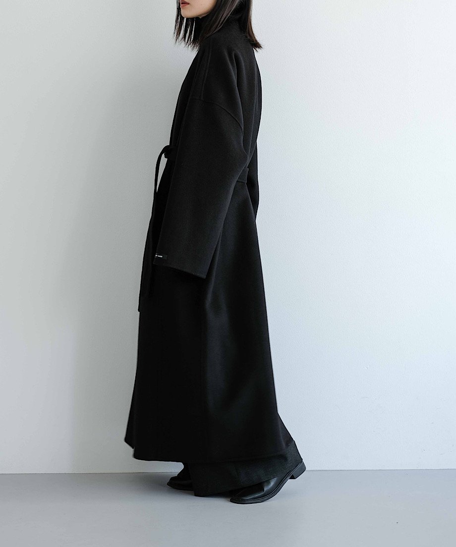 stand collar wool coat | F A S H I R U