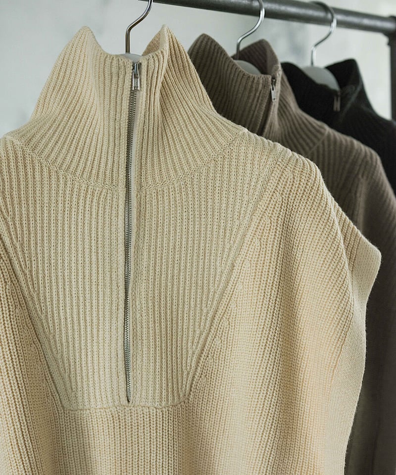 H Nordic Knit Zip Jacket ハーリップトゥ herlipto H Nordic Knit Zip Jacket