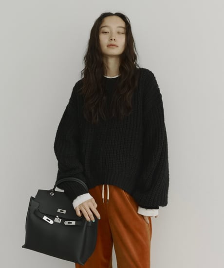cocoon bulky rib knit/2color