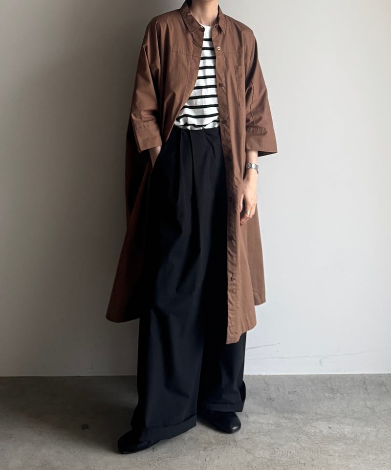 マムマム黒留め袖セット Floral Jacquard Shirt Dress